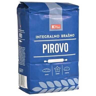 Image for product K PLUS pirovo integralno brašno 1kg