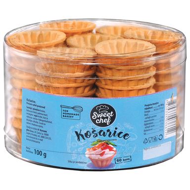 Image for product SWEET CHEF Košarice 100g