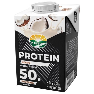 Image for product Z’BREGOV Proteinski mliječni napitak kokos 0.5l