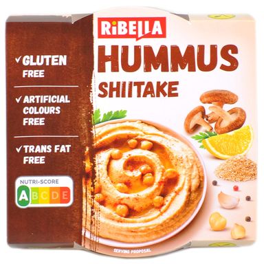 Image for product RIBELLA hummus shiitake namaz 200g