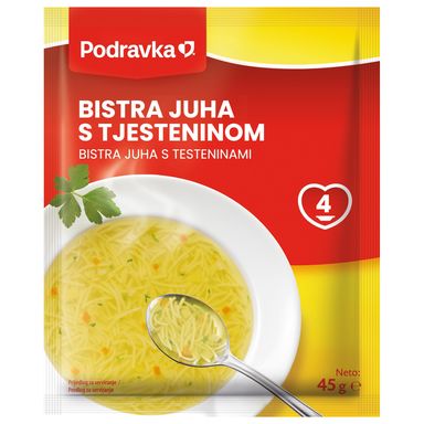 Image for product PODRAVKA Instant bistra juha s tjesteninom 45g