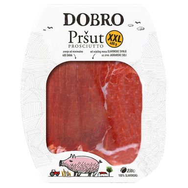 Image for product DOBRO Pršut narezak 400g