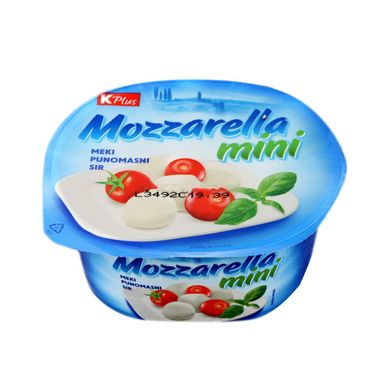 Image for product K PLUS Mini mozzarella 125g