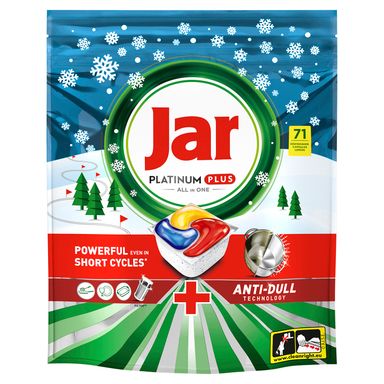 Image for product JAR Deterdžent za strojno pranje posuđa platinum plus kapsule 71 komada winter lemon