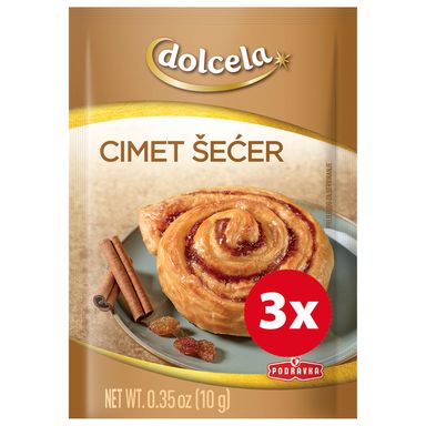 Image for product DOLCELA Cimet šećer 3x10g pakiranje