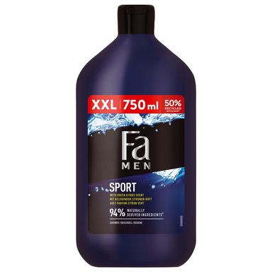 Image for product FA Men sport gel za tuširanje i pjena za kupanje 750ml