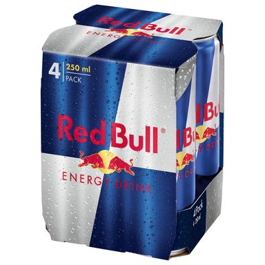 Image for product RED BULL Energy drink 4x0.25l limenka