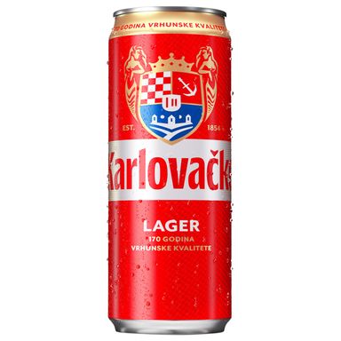 Image for product KARLOVAČKO Pivo svijetlo 5% 0,33l limenka