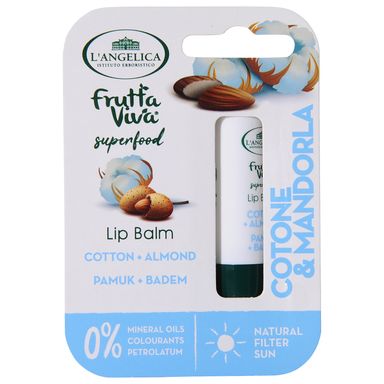 Image for product L`ANGELICA Balzam za usne pamuk i badem 4.8g