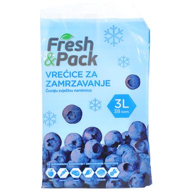Image for product FRESH&PACK Vrećica za zamrzavanje hd 3l 38 komada