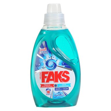 Image for product FAKS Deterdžent za rublje gel white & color smart clean 18 pranja 900ml