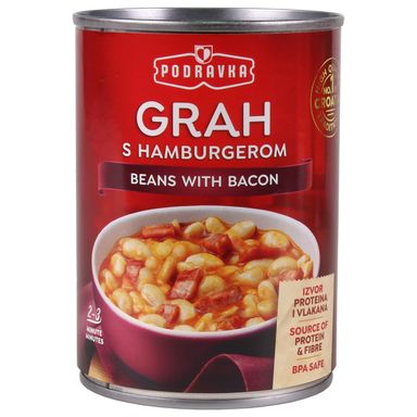 Image for product PODRAVKA Grah s hamburgerom 400g