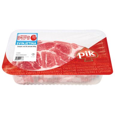 Image for product PIK VRBOVEC Svinjski vrat s kostima odrezak 640g