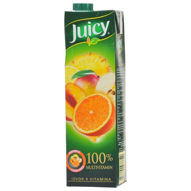 Image for product JUICY Voćni sok 100% multivitamin 1l