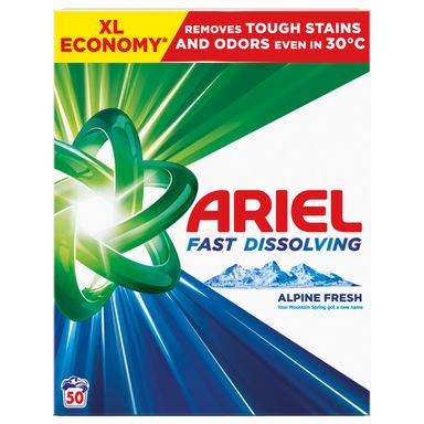 Image for product ARIEL Praškasti deterdžent mountain spring 2.75kg 50 pranja