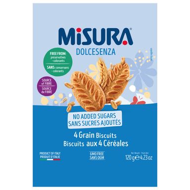 Image for product Misura mini keksi od raznih žitarica bez šećera 120g