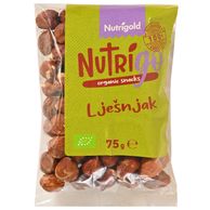 NUTRIGOLD Lješnjak bio snack 75g