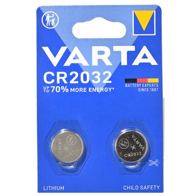 Image for product VARTA Baterije lithium, dugmaste, cr2032, 2 komada