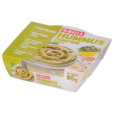Image for product RIBELLA Humus s bučinim sjemenkama 80g