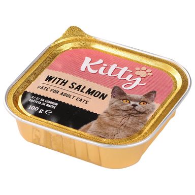 Image for product KITTY mokra hrana losos 100g aluminijsko pakiranje