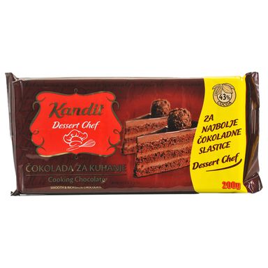 Image for product KANDIT dessert chef čokolada za kuhanje 200g