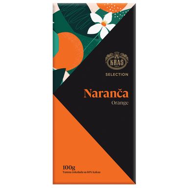 Image for product KRAŠ Čokolada selection naranča tamna 100g