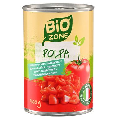 Image for product BIO ZONE Rajčica sjeckana 400g