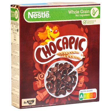 Image for product CHOCAPIC Hrskave čokoladne žitne pahuljice školjkice 250g