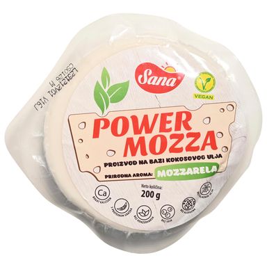 Image for product SANA DELIKATESE Power mozza, veganski sir mozzarella 200g