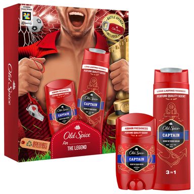Image for product OLD SPICE Poklon paket captain: stick 50ml, gel za tuširanje 150ml i otvarač za boce