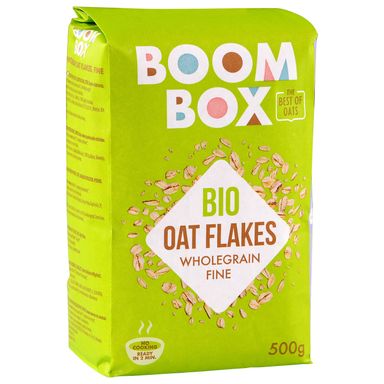 Image for product BOOM BOX Zobene pahuljice, bio, od cijelog zrna, 500g
