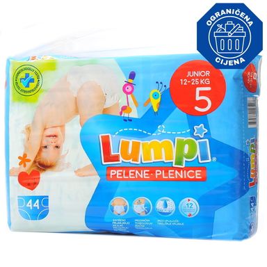Image for product LUMPI Pelene junior 5 44 komada