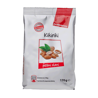 Image for product EUROCOMPANY Kikiriki prženi slani 170g