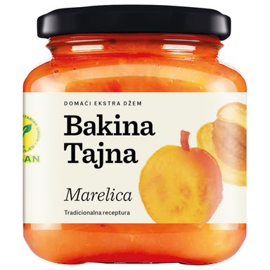 Image for product BAKINA TAJNA Džem extra marelica 375g