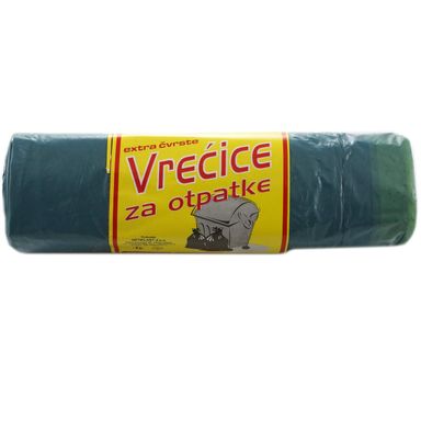 Image for product Vreće za smeće ldpe 53x64cm 40l 12 komada s vezicom plave