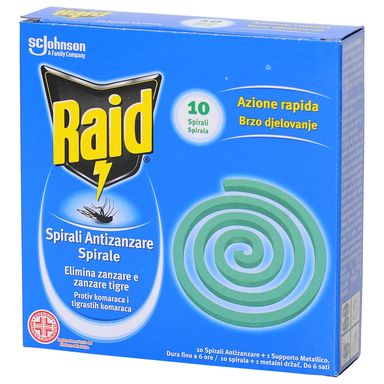 Image for product RAID Spirale protiv komaraca 10 komada s držačem