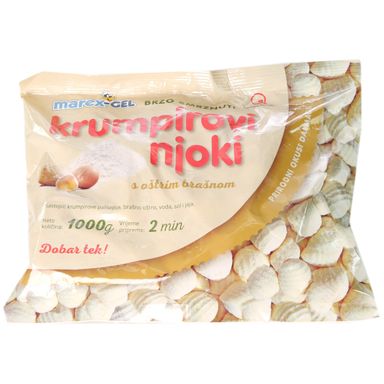 Image for product MAREX-GEL Krumpirovi njoki smrznuti 1kg