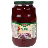 Cikla staklenka 2550g ocijeđene mase 1400g