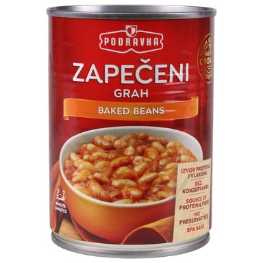 Image for product PODRAVKA Zapečeni grah 400g
