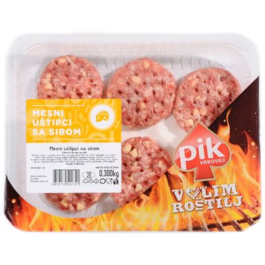 Image for product PIK VRBOVEC Mesni uštipci sa sirom 300g