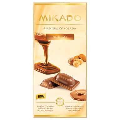 Image for product MIKADO Čokolada premium nougat 100g