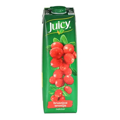 Image for product JUICY Sok nektar brusnica aronija 1l brik