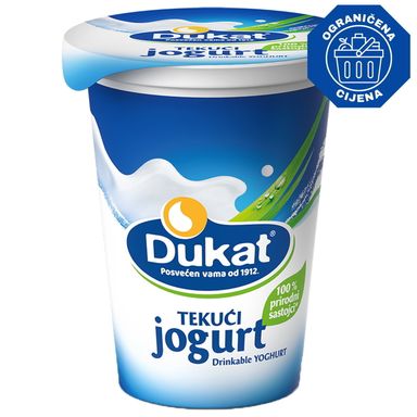 Image for product DUKAT Jogurt tekući 2.8% m.m. 180g