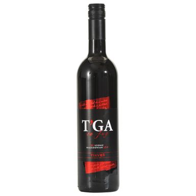 Image for product TIKVEŠ Vino t'ga za jug crveno kvalitetno vranac 13% polusuho 0.75l