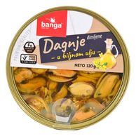 Dagnja dimljena 120g/72g