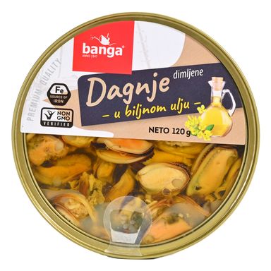 Image for product BANGA Dagnja dimljena 120g/72g