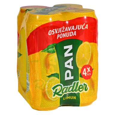 Image for product PAN Pivo radler limun 4x0.5l