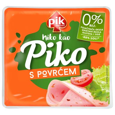 Image for product PIKO Parizer s povrćem narezak 200g