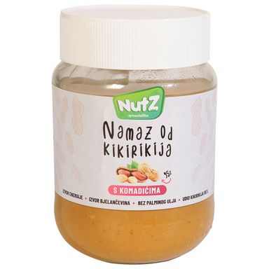 Image for product NUTZ Kikiriki maslac s komadićima 310g