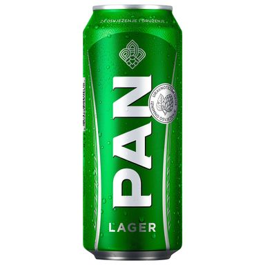 Image for product PAN Svijetlo pivo lager limenka 4.8% 0.5l
